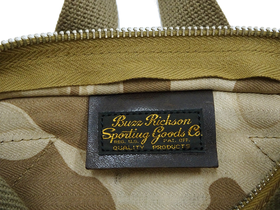 Buzz Rickson Men's Casual Small Shoulder Bag - Frogskin Camouflage, Modern Reinterpretation of WWII U.S. Army Air Forces Pilot Gear, BR02879