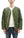 Buzz Rickson Collarless Nylon Quilted Jacket Men's Updated Version Inspired by the Design of the M-65 Field Jacket Liner BR14863 Olive