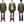 Load image into Gallery viewer, Buzz Rickson Collarless Nylon Quilted Jacket Men&#39;s Updated Version Inspired by the Design of the M-65 Field Jacket Liner BR14863 Olive
