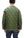 Buzz Rickson Collarless Nylon Quilted Jacket Men's Updated Version Inspired by the Design of the M-65 Field Jacket Liner BR14863 Olive