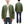 Load image into Gallery viewer, Buzz Rickson Collarless Nylon Quilted Jacket Men&#39;s Updated Version Inspired by the Design of the M-65 Field Jacket Liner BR14863 Olive
