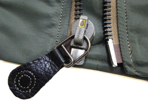 Buzz Rickson's Men's Type MA-1 "ALBERT TURNER & CO., INC." Reproduction Flight Jacket, Sage Green Heavy Nylon Twill, Wool-Cotton Pile Interlining, Made in Japan (BR14900)