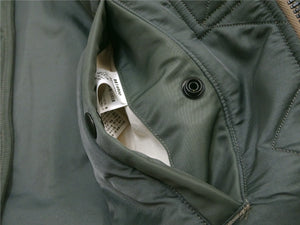 Buzz Rickson's Men's Type MA-1 "ALBERT TURNER & CO., INC." Reproduction Flight Jacket, Sage Green Heavy Nylon Twill, Wool-Cotton Pile Interlining, Made in Japan (BR14900)