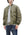 Buzz Rickson Jacket Men's L-2 Flight Jacket Plain Nylon Bomber Jacket L2 BR15125 Olive Drab