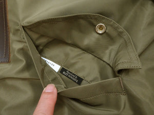 Buzz Rickson's Men's Type L-2 "REED PRODUCTS, INC." Reproduction Flight Jacket, Olive Drab Nylon, Uninsulated Light-Zone Construction, Made in Japan (BR15125)