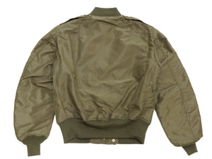 Buzz Rickson's Men's Type L-2 "REED PRODUCTS, INC." Reproduction Flight Jacket, Olive Drab Nylon, Uninsulated Light-Zone Construction, Made in Japan (BR15125)