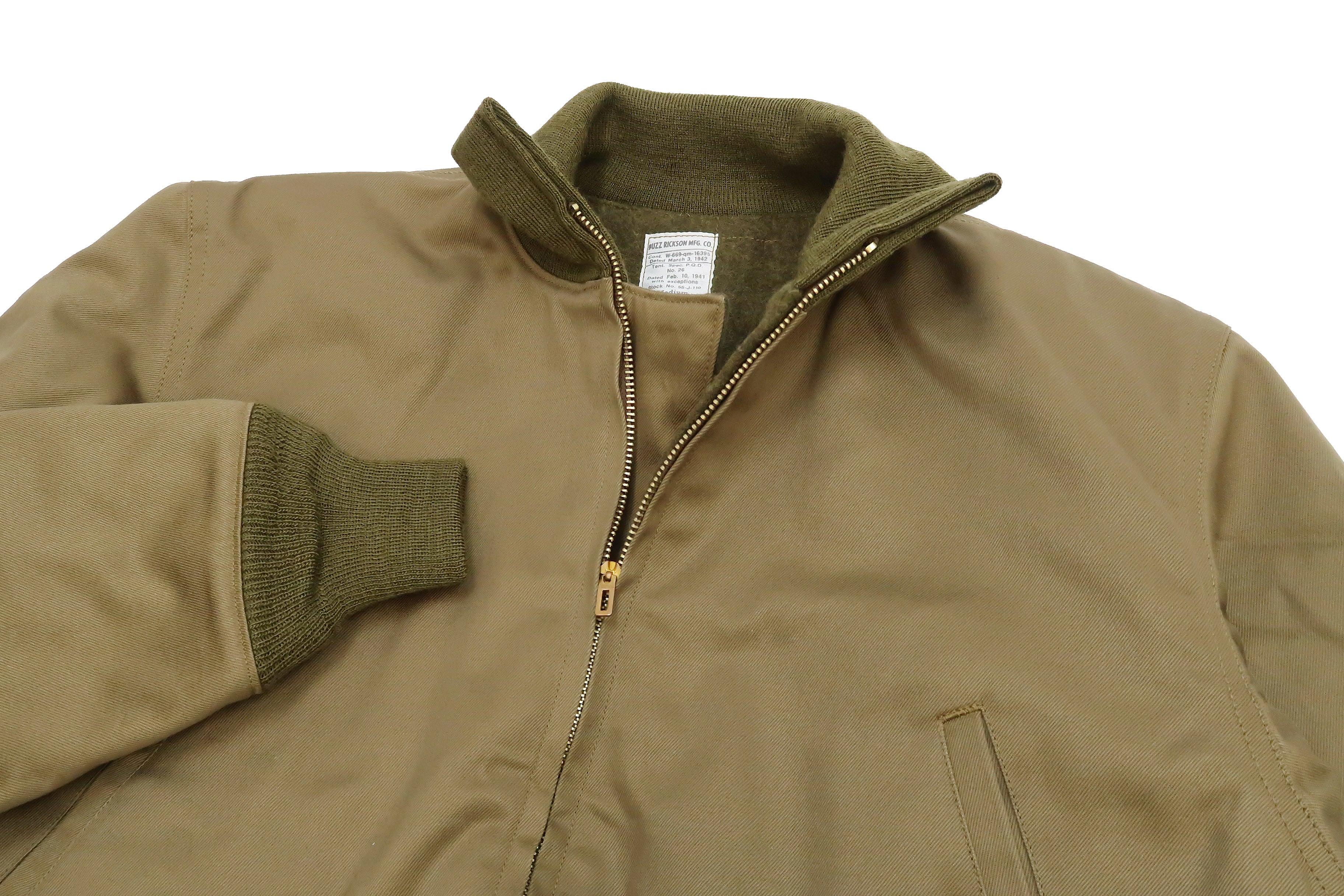 Buzz Rickson Tanker Jacket Men's Reproduction US Army 2nd Tank Jacket ...