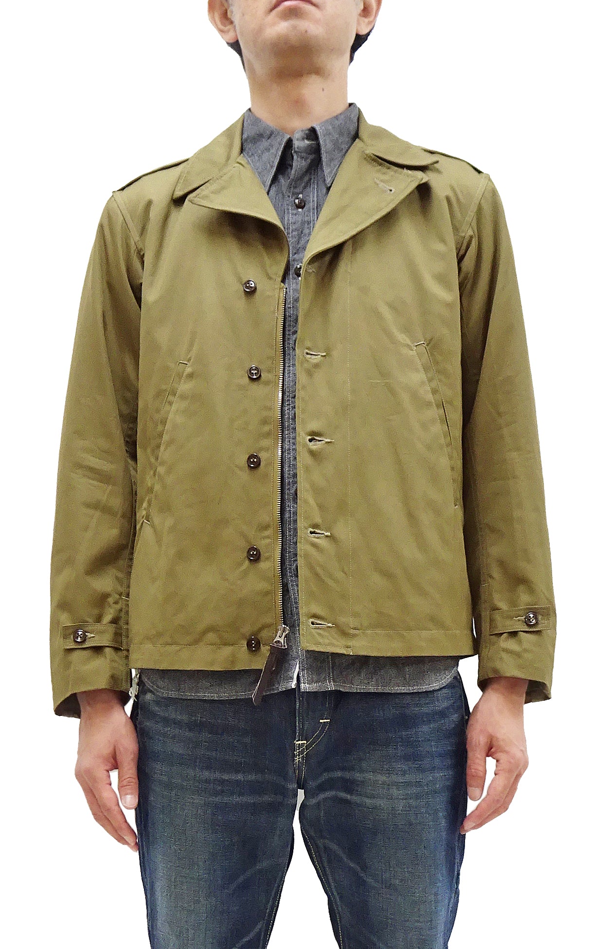 Buzz Rickson Jacket Men's Reproduction WWII US Army M-41 Field Jacket ...