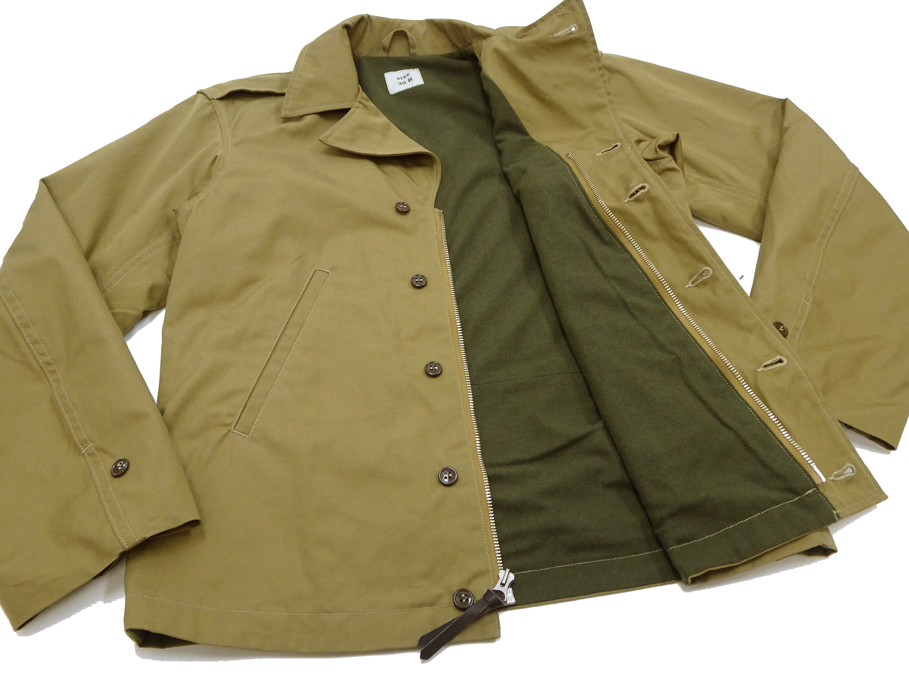 Buzz Rickson Jacket Men's Reproduction WWII US Army M-41 Field Jacket ...