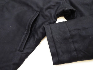 Buzz Rickson's Men's U.S. Navy N-1 Deck Jacket Reproduction, 100% Cotton Jungle Cloth Shell with Alpaca-Wool Pile Lining, Made in Japan (Toyo Enterprises BR15340, 01 Navy, NAVY DEPARTMENT DEMOTEX-ED)
