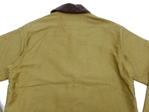 Buzz Rickson N-1 Deck Jacket Men's Casual Lightweight Modified Version of US Navy N1 Khaki (Unlined) BR15346