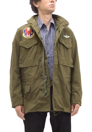 Buzz Rickson Jacket Men's Custom M-65 Field Jacket M65 Military Field Coat BR15408 Olive Drab
