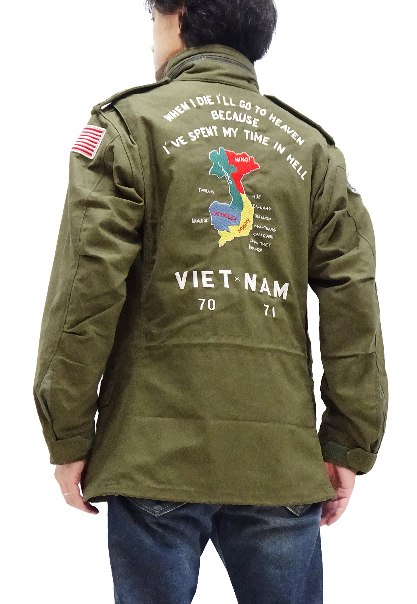 Buzz Rickson Jacket Men's Custom M-65 Field Jacket M65 Military Field ...