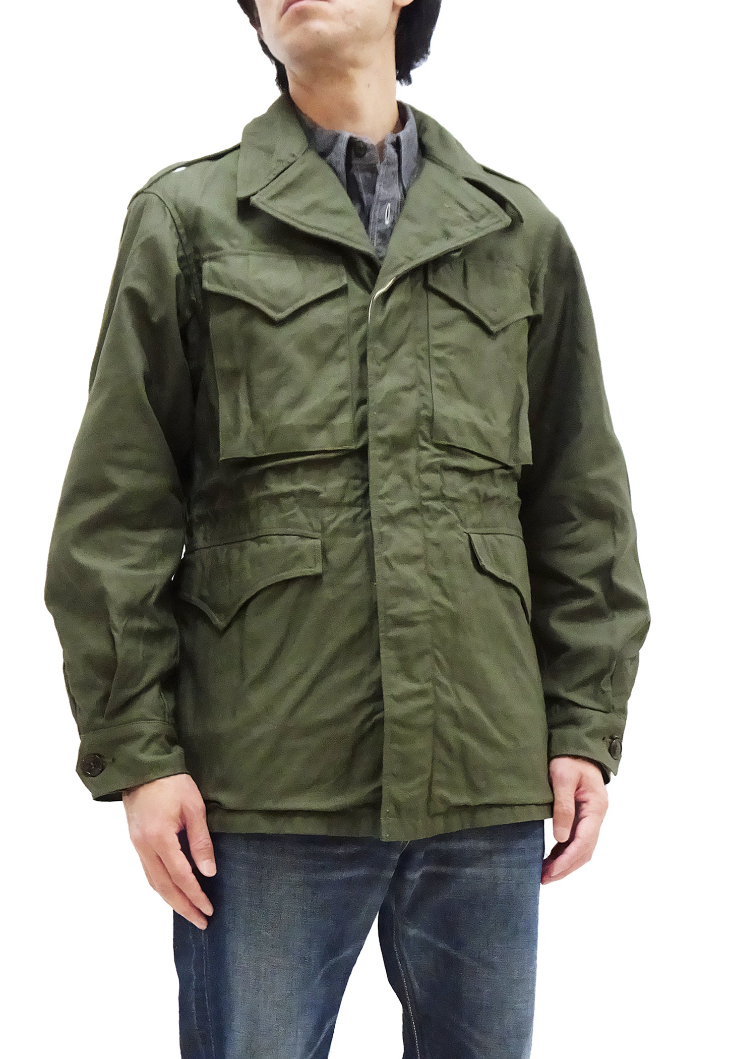 Buzz Rickson Jacket Men's Reproduction of M-1943 Field Jacket US Army ...