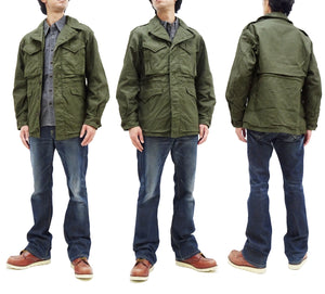 Buzz Rickson Jacket Men's Reproduction of M-1943 Field Jacket US Army M-43 BR15410 Olive