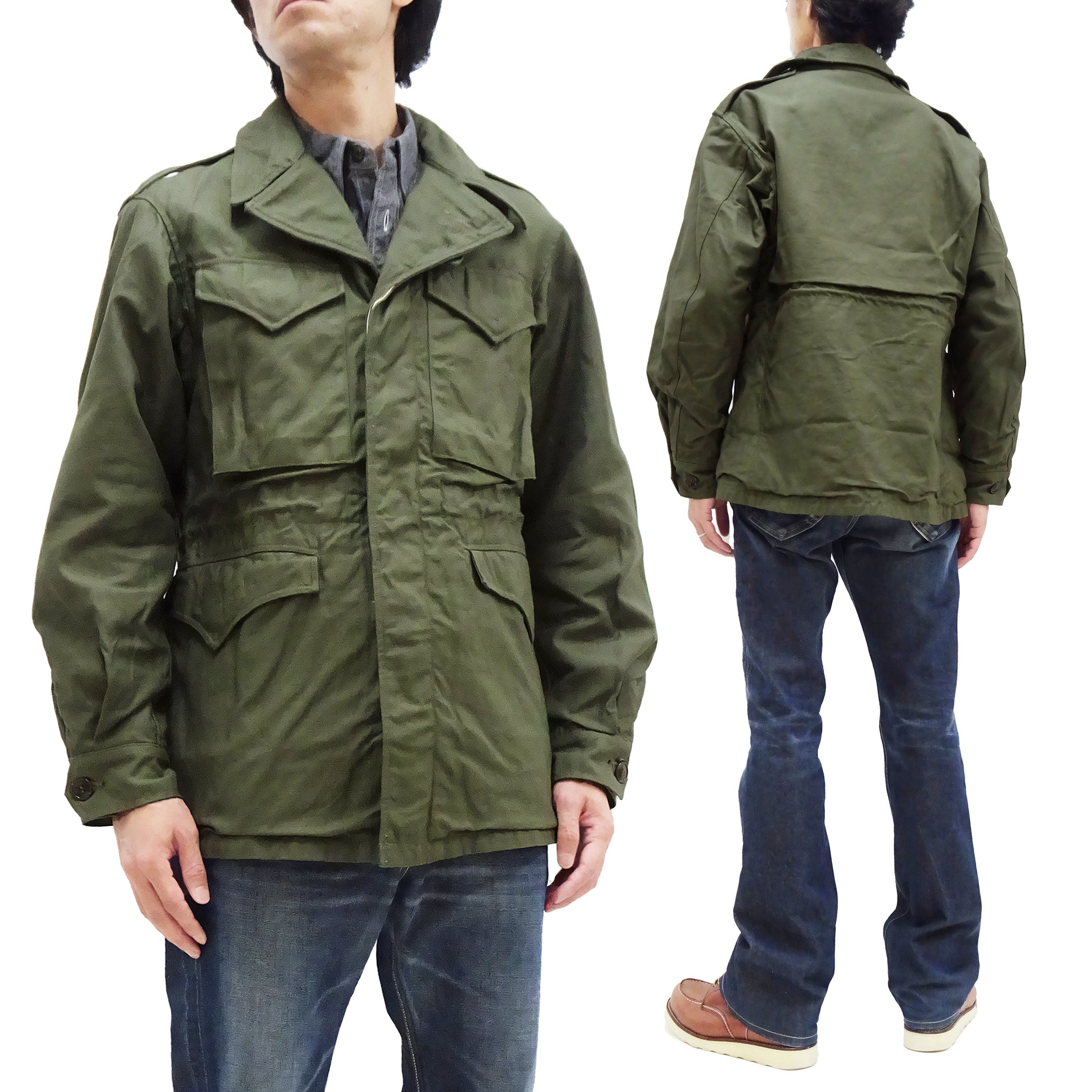 Buzz Rickson Jacket Men's Reproduction of M-1943 Field Jacket US Army ...