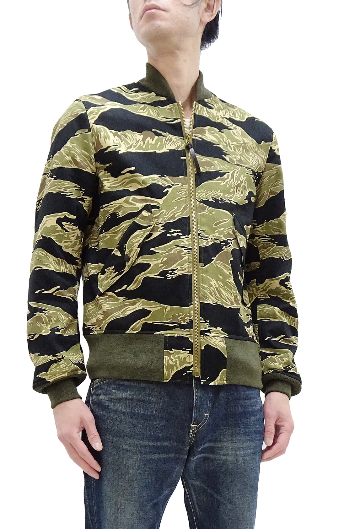 Buzz Rickson Jacket Men's Civilian Model of L-2B Flight Jacket Tiger S ...