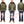 Load image into Gallery viewer, Buzz Rickson Jacket BR15566 Men&#39;s USAF B-15B Flight Jacket B15B Bomber Jacket with Mouton Fur Collar Olive
