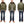 Load image into Gallery viewer, Buzz Rickson Jacket BR15566 Men&#39;s USAF B-15B Flight Jacket B15B Bomber Jacket with Mouton Fur Collar Olive
