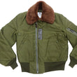 Load image into Gallery viewer, Buzz Rickson Men&#39;s B-15B Flight Jacket with Rayon Cotton Shell and Alpaca Wool Pile Lining - USAAF Aero Medical Laboratory Test Sample Bomber Jacket Reproduction - Made in Japan (BR15741 Olive)

