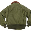 Load image into Gallery viewer, Buzz Rickson Men&#39;s B-15B Flight Jacket with Rayon Cotton Shell and Alpaca Wool Pile Lining - USAAF Aero Medical Laboratory Test Sample Bomber Jacket Reproduction - Made in Japan (BR15741 Olive)
