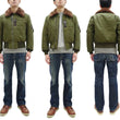 Load image into Gallery viewer, Buzz Rickson Men&#39;s B-15B Flight Jacket with Rayon Cotton Shell and Alpaca Wool Pile Lining - USAAF Aero Medical Laboratory Test Sample Bomber Jacket Reproduction - Made in Japan (BR15741 Olive)
