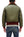 Buzz Rickson Men's B-10 Flight Jacket with Red Ribbed Trim - Superior Togs Co. Model - U.S. Army Air Forces WWII Cotton Bomber Jacket Reproduction - Made in Japan (BR15745 Olive Drab)