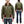 Buzz Rickson Men's B-10 Flight Jacket with Red Ribbed Trim - Superior Togs Co. Model - U.S. Army Air Forces WWII Cotton Bomber Jacket Reproduction - Made in Japan (BR15745 Olive Drab)
