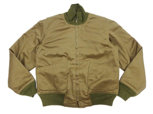 Buzz Rickson Tanker Jacket - Men's Reproduction of the U.S. Army Early Patch-Pocket Version BR15750 Light Olive Drab