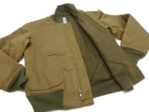 Buzz Rickson Tanker Jacket - Men's Reproduction of the U.S. Army Early Patch-Pocket Version BR15750 Light Olive Drab