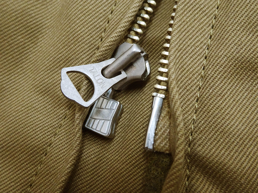 Buzz Rickson Tanker Jacket - Men's Reproduction of the U.S. Army Early Patch-Pocket Version BR15750 Light Olive Drab