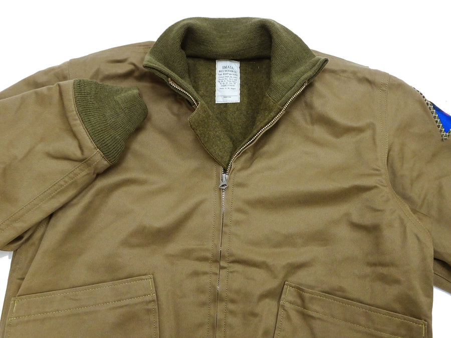 Buzz Rickson Men's Fury Tanker Jacket - Brad Pitt U.S. Army WWII Movie Reproduction - Made in Japan - (BR15751 Olive Drab)