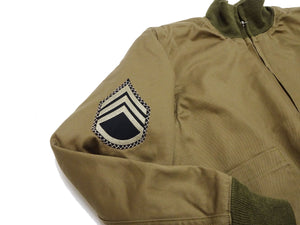 Buzz Rickson Men's Fury Tanker Jacket - Brad Pitt U.S. Army WWII Movie Reproduction - Made in Japan - (BR15751 Olive Drab)