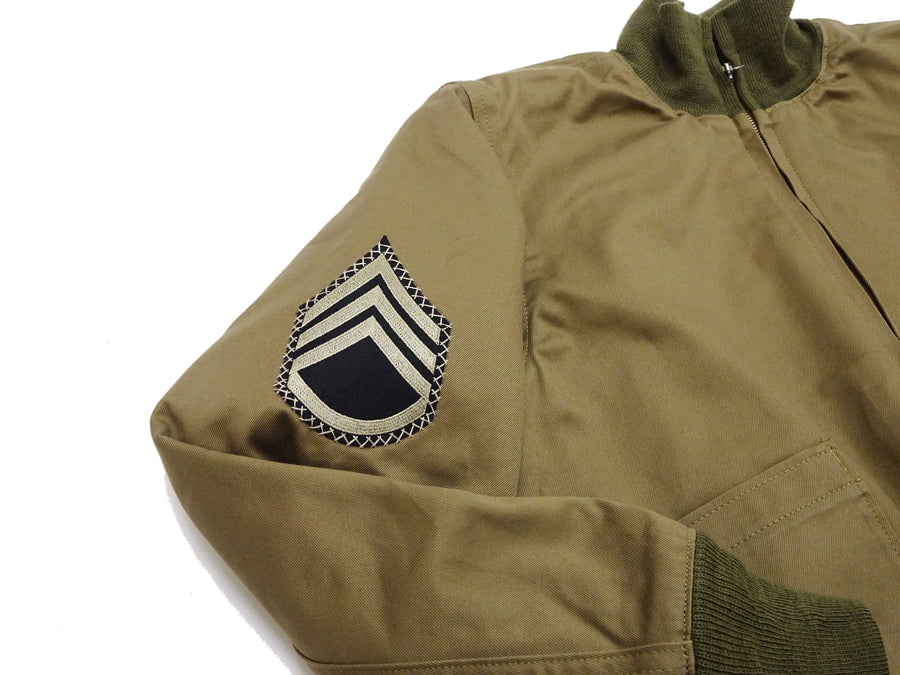 Buzz Rickson Men's Fury Tanker Jacket - Brad Pitt U.S. Army WWII Movie Reproduction - Made in Japan - (BR15751 Olive Drab)