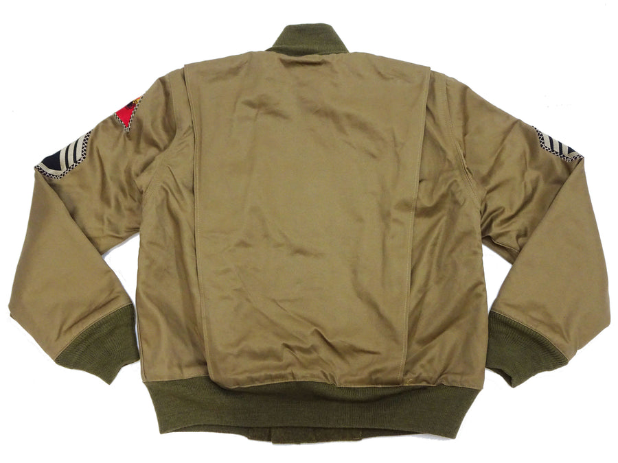Buzz Rickson Men's Fury Tanker Jacket - Brad Pitt U.S. Army WWII Movie Reproduction - Made in Japan - (BR15751 Olive Drab)
