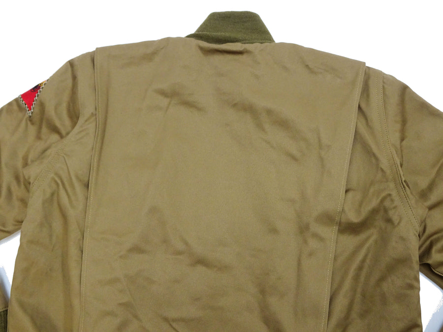 Buzz Rickson Men's Fury Tanker Jacket - Brad Pitt U.S. Army WWII Movie Reproduction - Made in Japan - (BR15751 Olive Drab)