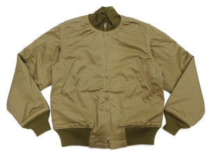 Buzz Rickson Tanker Jacket - Men's Reproduction of the U.S. Army Late-Model Slash-Pocket Version BR15755 Light Olive Drab