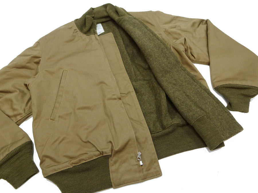 Buzz Rickson Tanker Jacket - Men's Reproduction of the U.S. Army Late-Model Slash-Pocket Version BR15755 Light Olive Drab