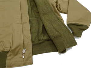 Buzz Rickson Tanker Jacket - Men's Reproduction of the U.S. Army Late-Model Slash-Pocket Version BR15755 Light Olive Drab