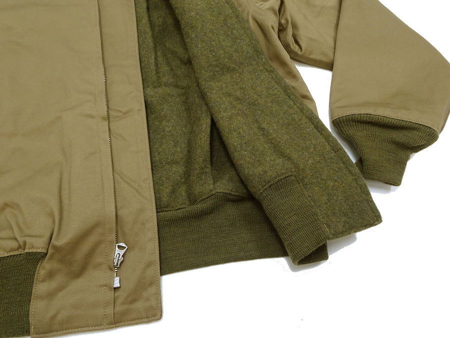 Buzz Rickson Tanker Jacket - Men's Reproduction of the U.S. Army Late-Model Slash-Pocket Version BR15755 Light Olive Drab