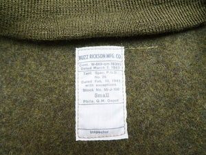 Buzz Rickson Tanker Jacket - Men's Reproduction of the U.S. Army Late-Model Slash-Pocket Version BR15755 Light Olive Drab