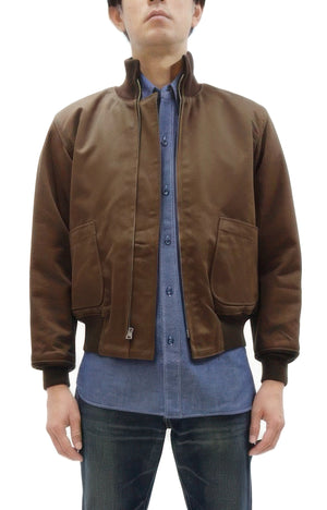 Buzz Rickson Tanker Jacket - Men's Reproduction of the U.S. Army's Rare Brown Version BR15760