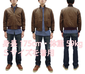 Buzz Rickson Tanker Jacket - Men's Reproduction of the U.S. Army's Rare Brown Version BR15760