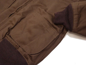Buzz Rickson Tanker Jacket - Men's Reproduction of the U.S. Army's Rare Brown Version BR15760
