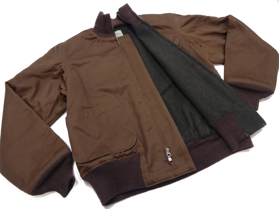 Buzz Rickson Tanker Jacket - Men's Reproduction of the U.S. Army's Rare Brown Version BR15760