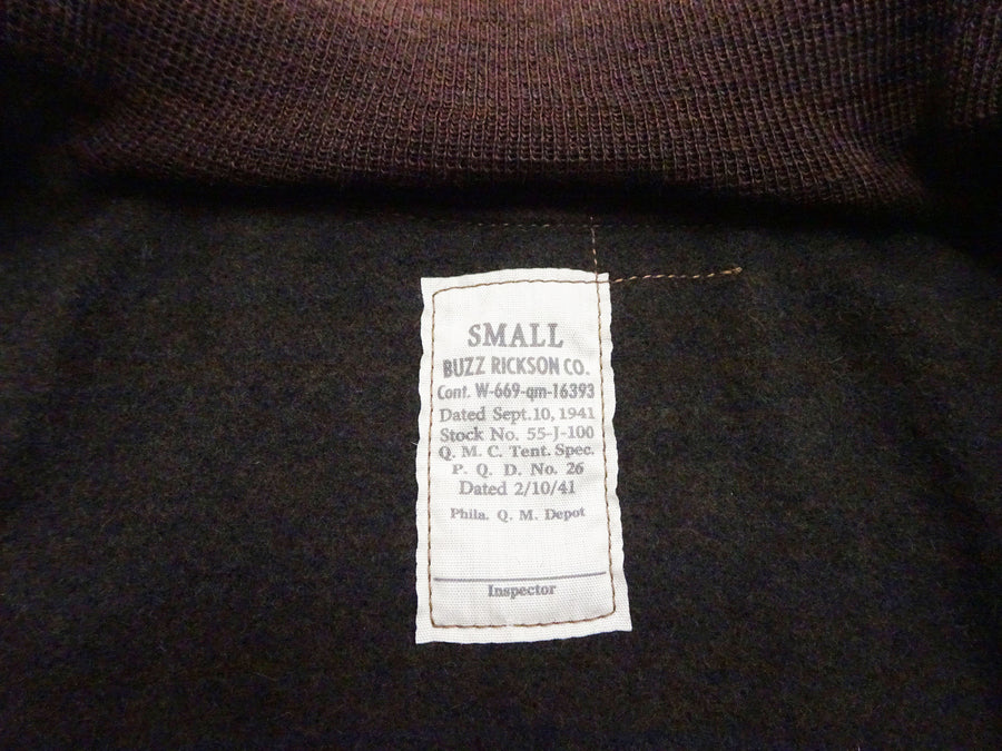 Buzz Rickson Tanker Jacket - Men's Reproduction of the U.S. Army's Rare Brown Version BR15760