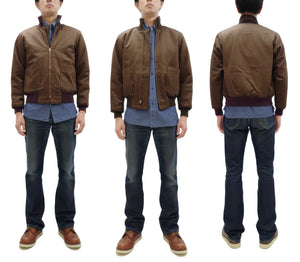 Buzz Rickson Tanker Jacket - Men's Reproduction of the U.S. Army's Rare Brown Version BR15760