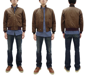 Buzz Rickson Tanker Jacket - Men's Reproduction of the U.S. Army's Rare Brown Version BR15760
