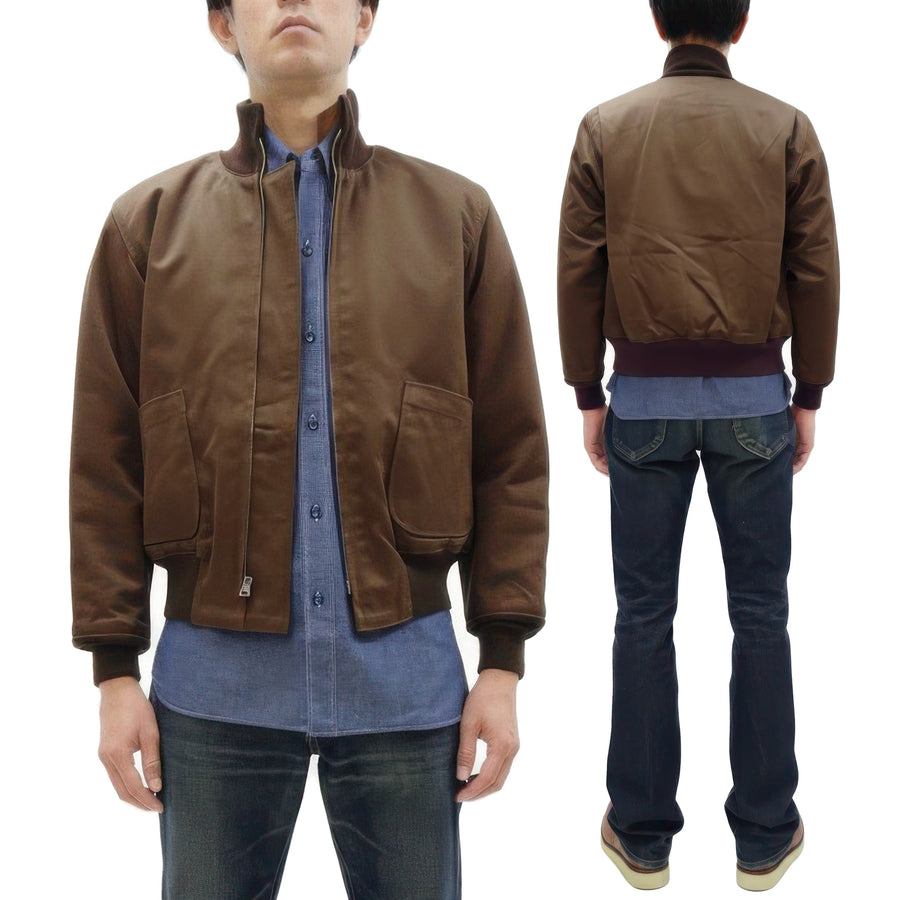 Buzz Rickson Tanker Jacket - Men's Reproduction of the U.S. Army's Rare Brown Version BR15760