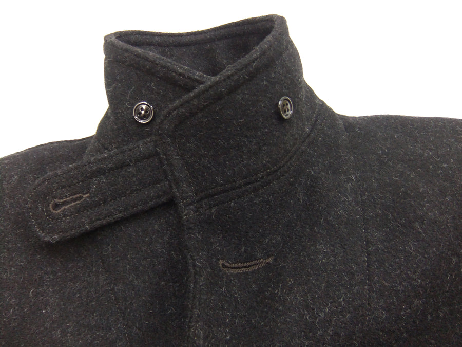 Buzz Rickson Submariner Coat - Men's U.S. Navy Submarine Wool Jacket Reproduction BR15764 Charcoal